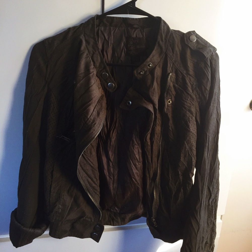 Distressed Military Fashion Jacket
